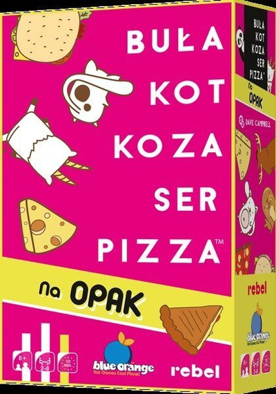 Lojë me letra Rebel Bun Cat Goat Cheese Pizza Inside Out, për familje, 64 letra, me shumë ngjyra