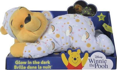 Lodër pelushi Disney Winnie që ndriçon natën, 30cm, shumëngjyrëshe