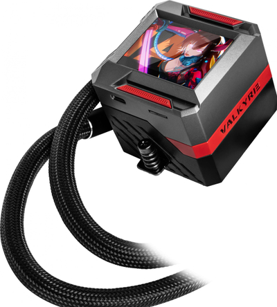 Ftohës uji CPU Valkyrie Syn, 360mm AIO, ARGB, i zi