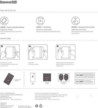 Xham mbrojtës Baseus për iPad Mini 6, 8.3", i tejdukshëm