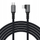 Kabllo USB Wozinsky USB C në USB C, 1m, e zezë