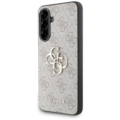 Футрола Guess Big 4G Logo за Samsung Galaxy A36 5G, еко кожа, флексибилен TPU, розова