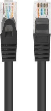 Kabllo rrjeti Lanberg Patchcord Cat5e UTP, 7.5m, e zezë