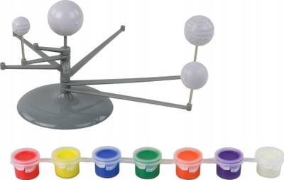 Set kreativ Lean Solar System Planetarium, model 3D, 20 copa, shumëngjyrësh