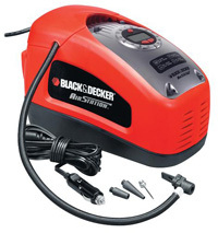 Kompresor Black & Decker ASI300, 12 / 230V,  i zi/kuq                       