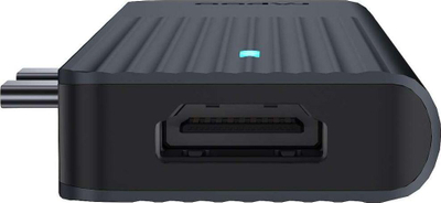 Docking station Rapoo UCM-2003, USB-C, trup alumini, gri