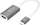 Adaptor USB C j5create JCA153G, kartë grafike jashtë, 4K 3840 x 2160, gri me të bardhë