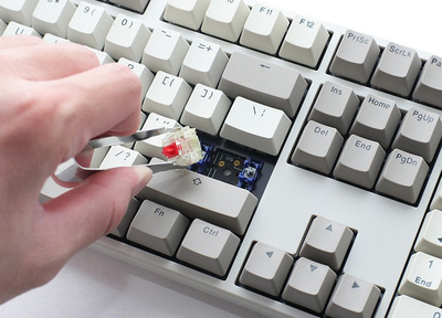 Tastierë Ducky Origin Vintage, Cherry MX Silent Red, e hirtë