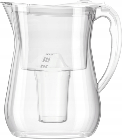 Kарафа за филтрирање вода Aquaphor Lyon, 3.8L, со патрон A5, бела