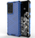 Kapak telefoni Hurtel Honeycomb Armor për Samsung Galaxy S22 Ultra, kornizë xheli TPU, blu