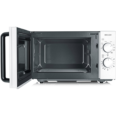 Mikrovalë me grill Severin 7766, 20L, 800W, e bardhë e zezë