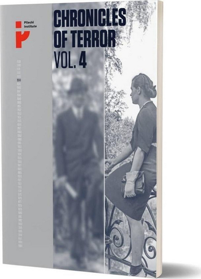 Libër Pilecki Institute Chronicles of Terror Vol. 4, histori, anglisht, kopertinë e hirtë