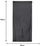 Çarçaf thesi fjetjeje Lifeventure Silk Blend, drejtkëndor 185x85cm, gri e errët