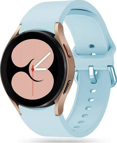 Rrip ore Tech‑Protect Sports Rubber për Galaxy Watch 4, 5, 5 Pro, prej TPU silikoni, 40‑46mm, blu