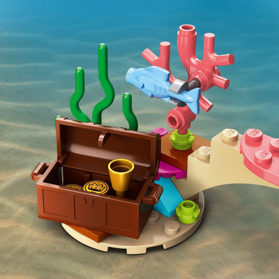 Lodër ndërtimi LEGO City Dive Boat 60377, set me varkë e zhytësa, shumëngjyrëshe