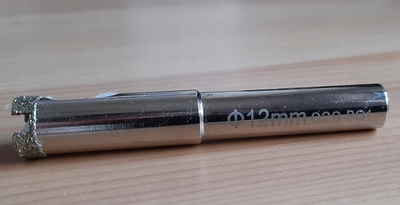 Frezë rrethore Bosch Diamond, 12 mm, për pllaka qeramike, metalike