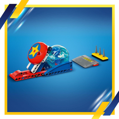 Set lodrash LEGO Sonic 76993, Sonic kundër Dr Eggman Death Egg Robot, 8+