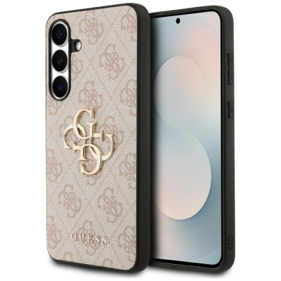 Kapak telefoni Guess Hardcase 4G, Samsung Galaxy S25 FE, rozë