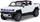 Makinë me telekomandë Jamara Deluxe Cars Hummer EV 1:16, 2.4 GHz, me drita LED, e bardhë