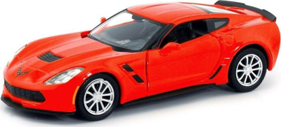Makine lodër Daffi Chevrolet Corvette Grand Sport, shkalle 1:32, metal, e kuqe