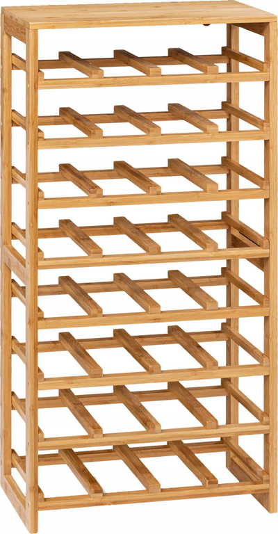 Raft vere 5Five Modular Bamboo, 32 shishe, 8 nivele, ngjyrë natyrale