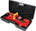 Fole hidraulike Carpoint Trolley Jack, 2000 kg, me rrota, e kuqe