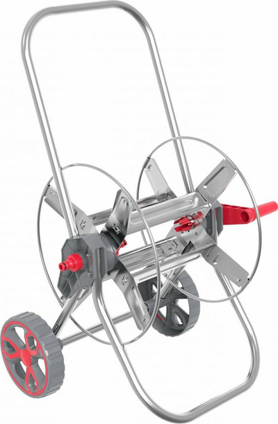 Karrocë për zorrë kopshti AWTools AW61420, metal, kapacitet 60m 1/2