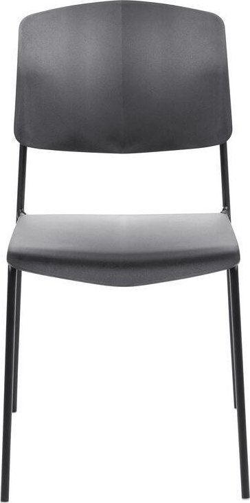 Set karrigesh ngrënieje ASTORIA, 4 copë, plastikë dhe metal, e zezë