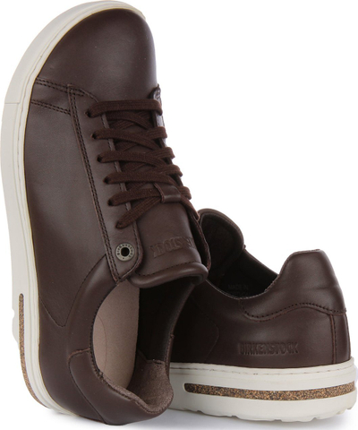 Atlete Birkenstock Bend Low, lëkurë natyrale, Regular Fit, të bardha