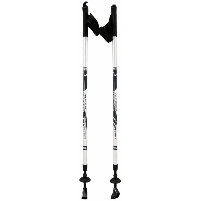 Bastunë Nordic Walking Best Sporting, 2 pjesë, alumini, të zinj