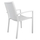 Karrige aluminum BRONCA HM5130.01 54,2x59x83,5 cm, e bardhë