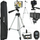 Tripod fotografik Izoxis Tripod, 45‑133 cm, me telekomandë Bluetooth, i zi