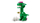 Set lodrash kreative dinosauri Creative Dinosaurs, figura ndërthurëse, shumëngjyrëshe
