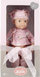 Kukull bebe Mega Creative 482468, 30 cm, trup i butë, rozë