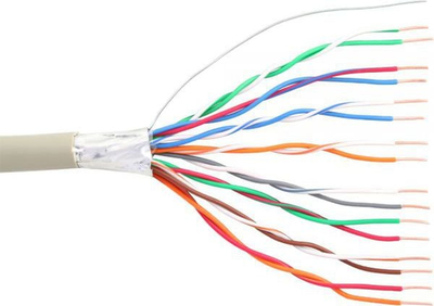 Kabllo telefonik InLine 69978C, 16 bërthama, shielded, 25m