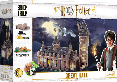 Set ndërtimi Trefl Brick Trick Harry Potter Great Hall, 410 copa, për kalamaj 8+