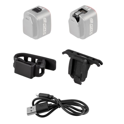 Lampe Biciklete Force Flea 70Lm 1Led Usb