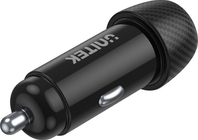 Karikues makine UNITEK Powertrain Duo, 2 porta USB, karikim i shpejtë, ngjyrë e zezë
