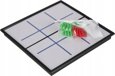 Магнетска игра Tic Tac Toe Mega Creative 527057, пластика, за деца, во повеќе бои