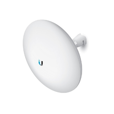 Уред CPE Ubiquiti NanoBeam 2AC, 2.4GHz, PoE, бел
