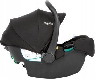Авто-седиште за бебиња Graco SnugLite i Size R129, систем Safety Surround, ISOFIX, црна Midnight