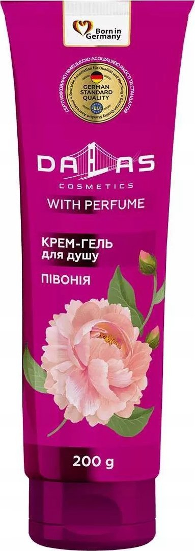 Xhel dushi Dalas Peony, kremoz, 200 g, rozë