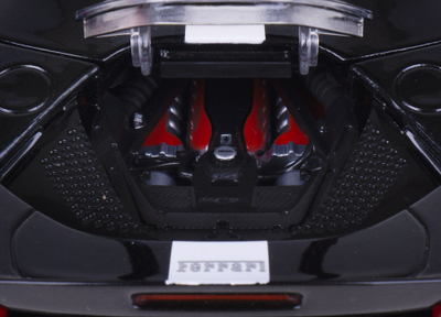 Maket makine BBurago Ferrari SF90 Stradale 2019, shkalla 1:18, metal, e zezë