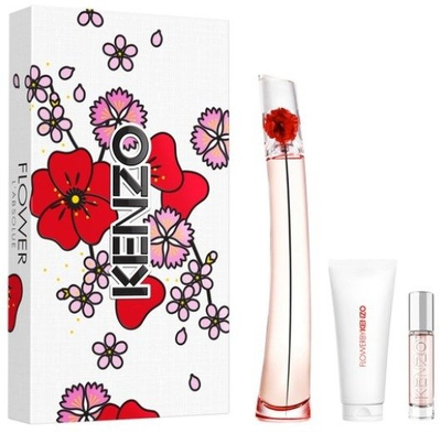 Set parfum për femra Kenzo Flower L’Absolue, 3 pjesë, Eau de Parfum 100ml