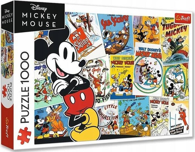Puzzle Trefl Mickey World, 1000 copa, shumëngjyrësh