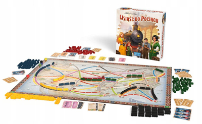 Lojë tavoline Ticket to Ride: USA, për familje, me strategji
