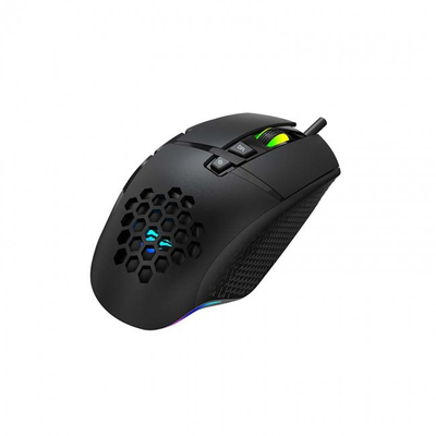 Gejмерски глушец Havit HV-MS1012, со кабел, 3200DPI, RGB, 7 копчиња, црн