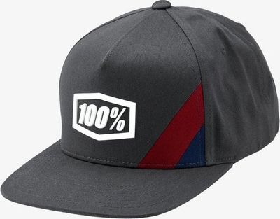 Kapele 100% CORNERSTONE Snapback, unisex, e rregullueshme, gri e errët