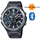 Orë dore për meshkuj Casio Edifice Windflow ECB-2200DD-1AEF, e zezë