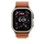 Apple Watch 49mm Loop, Terra Cotta Alpine Loop, Medium, Natural Titanium Finish